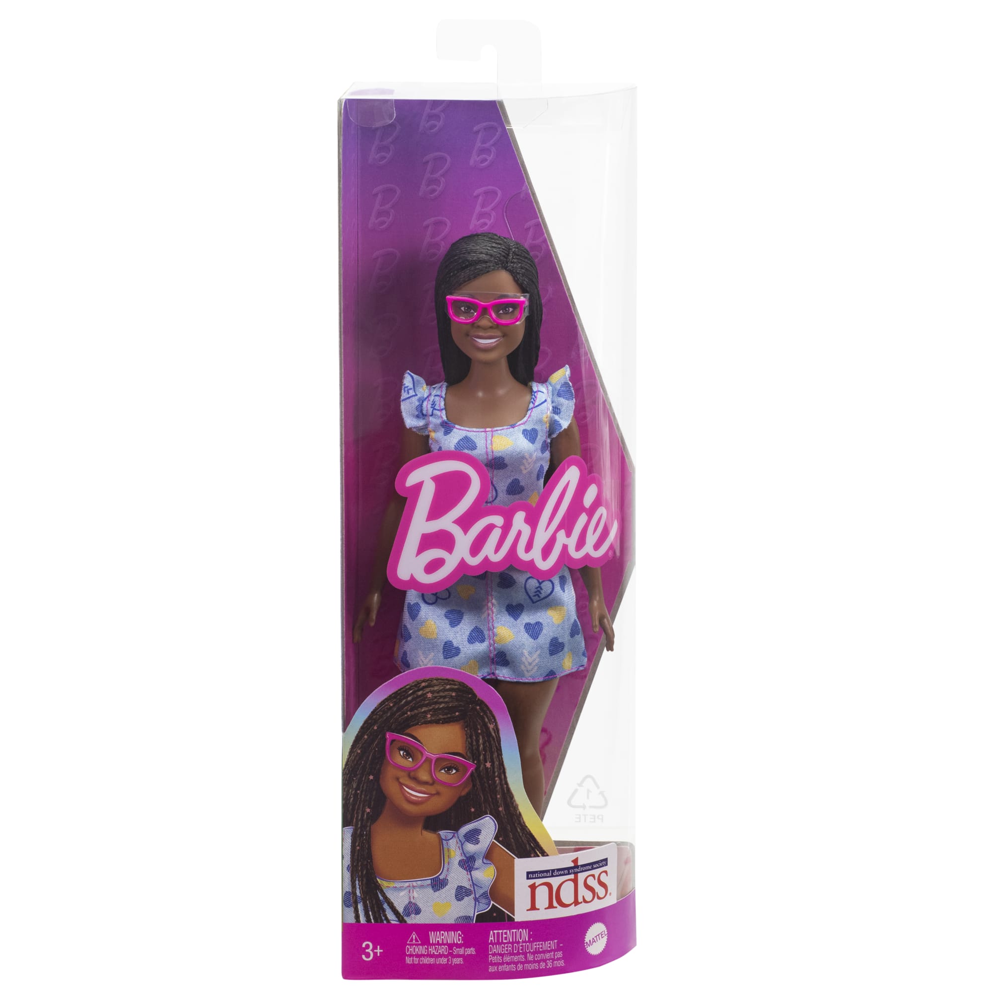 Barbie Fashionistas Puppe Nr. 229, Barbie-Puppe Mit Down-Syndrom in Herzchenkleid