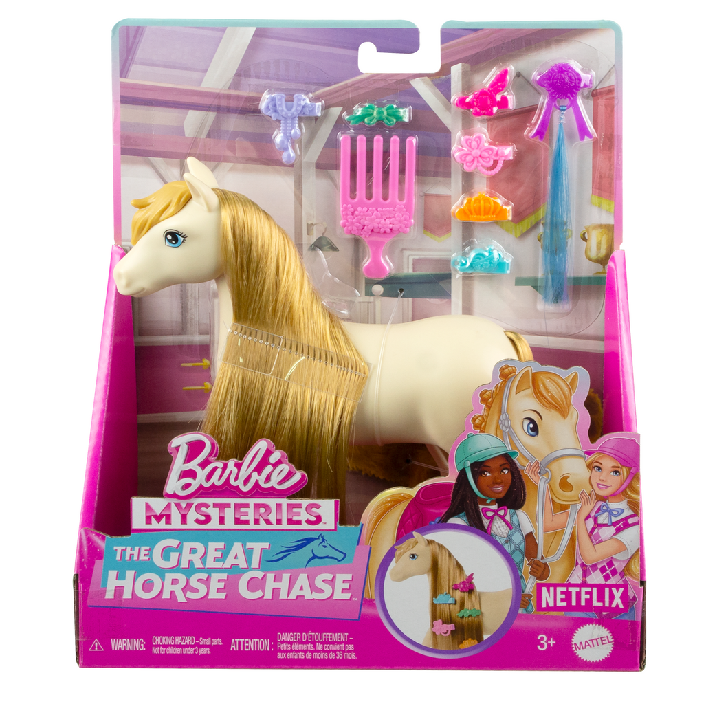 Barbie Mysteries: Das Geheimnisvolle Pferdeabenteuer Pony Und Zubehör Sortiment