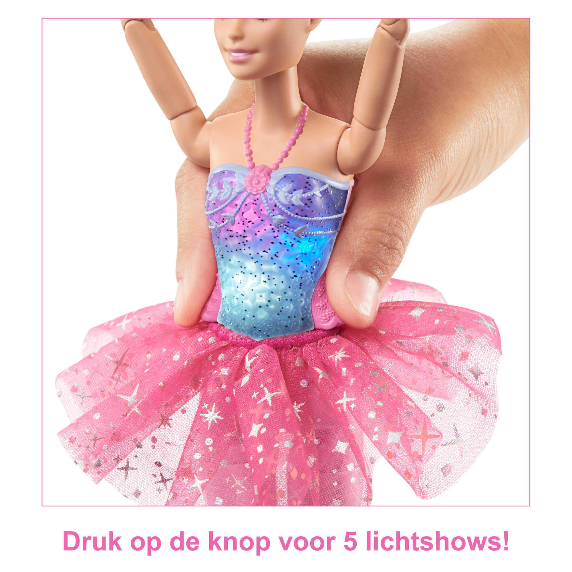 Barbie Pop | Blonde Ballerinapop | Magische Lichtfunctie