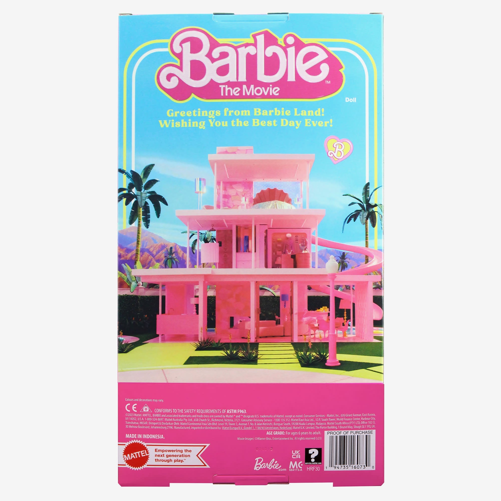 Barbie Le Film Poupée Ken À Collectionner Inspirée Du Film Barbie, Avec Tenue Noire À Franges Blanches, Chapeau Et Bottes De Cowboy De Couleur Blanche Et Bandana Rose