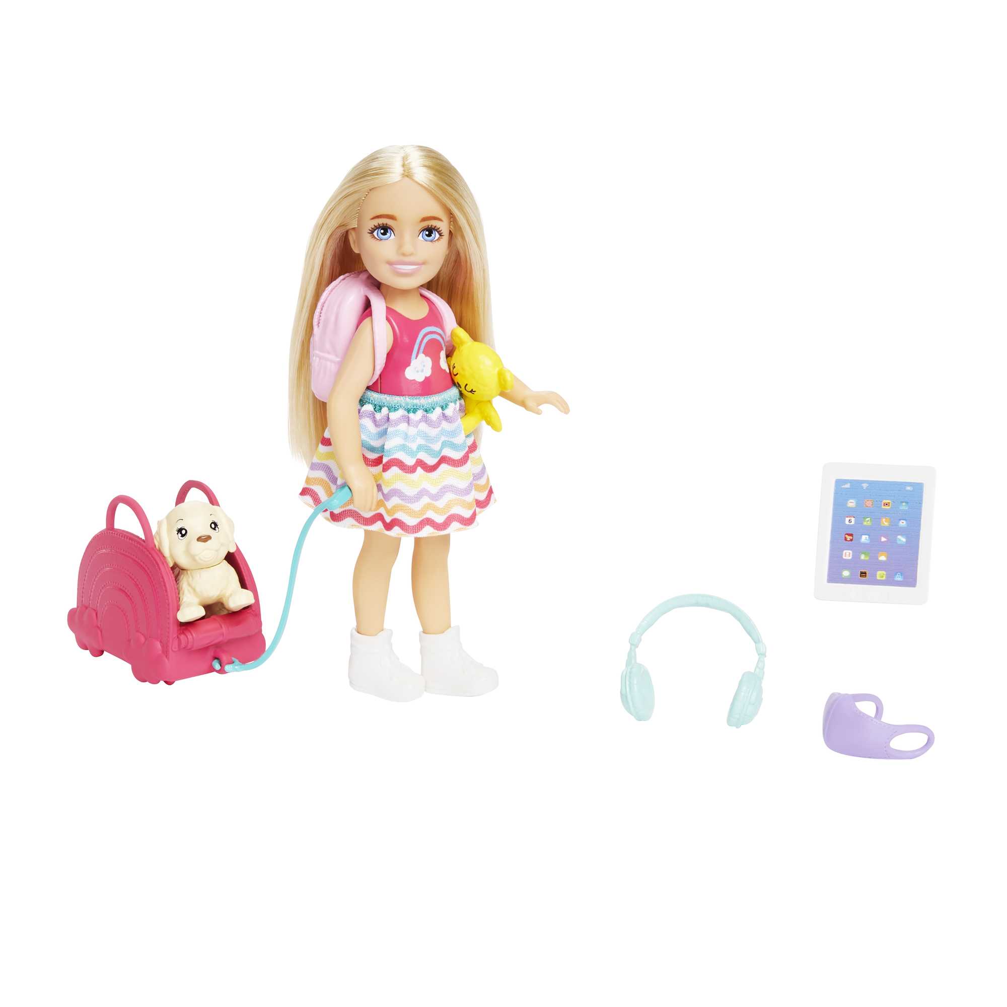 Barbie-Spielzeug, Chelsea-Puppe Und Accessoires, Reiseset Mit Hündchen