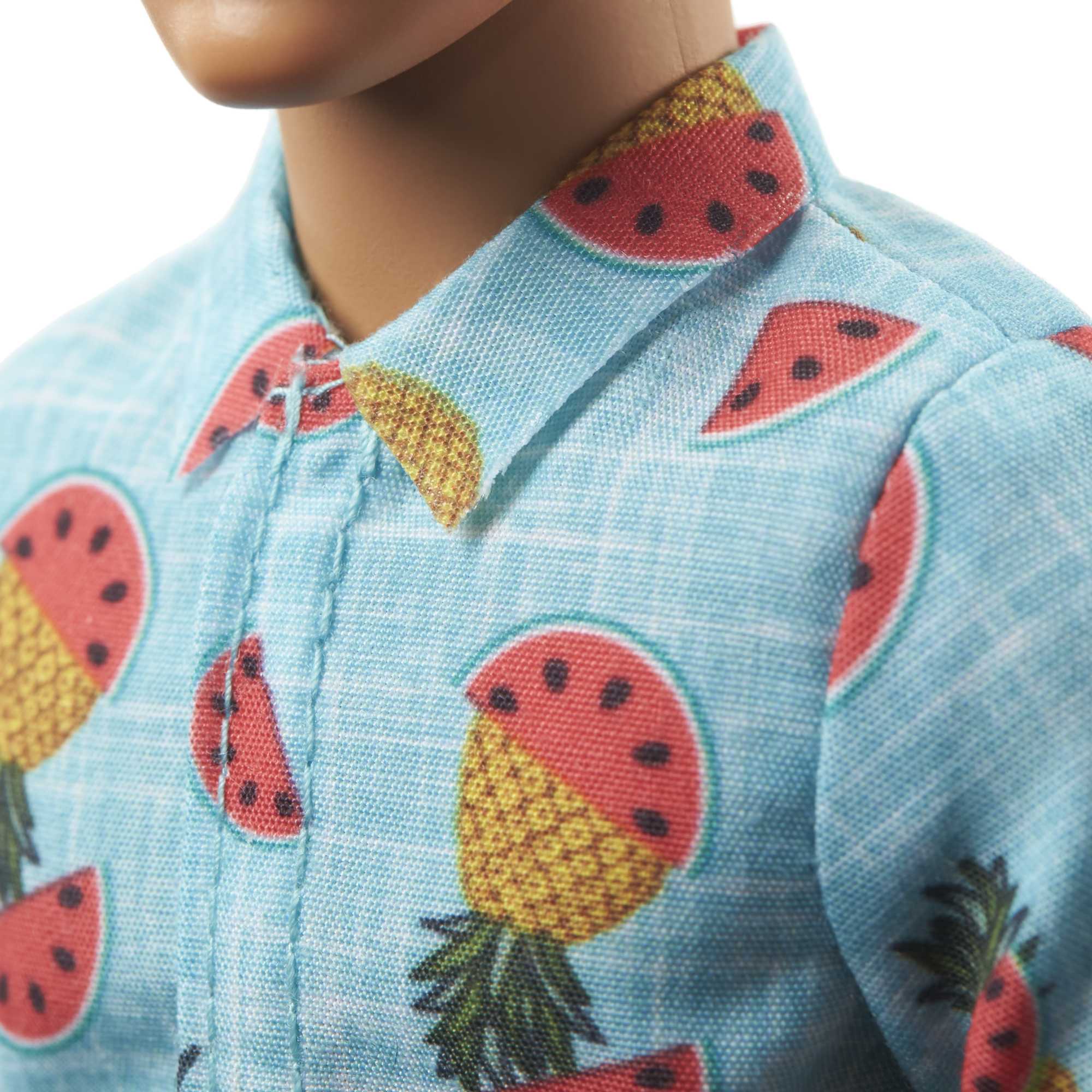 Barbie Ken Fashionistas Puppe Im Shirt Mit Früchteprint, Anziehpuppe