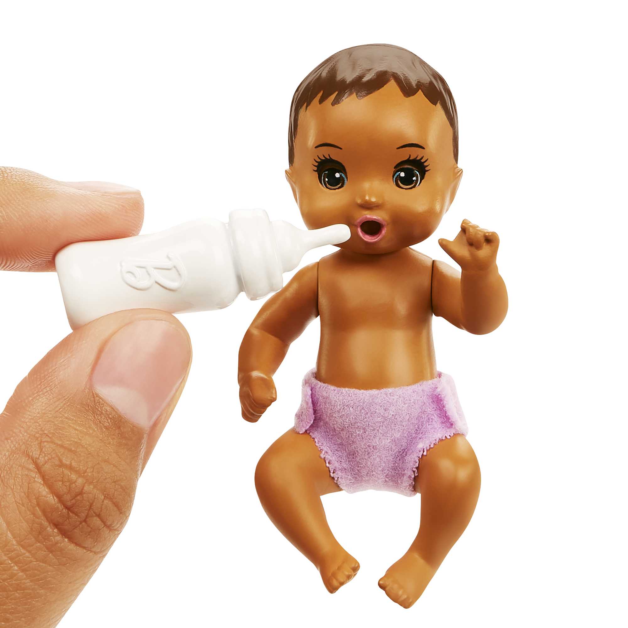 Barbie Pop En Accessoires, Babysitter Skipper Met Wiegje, Speelset