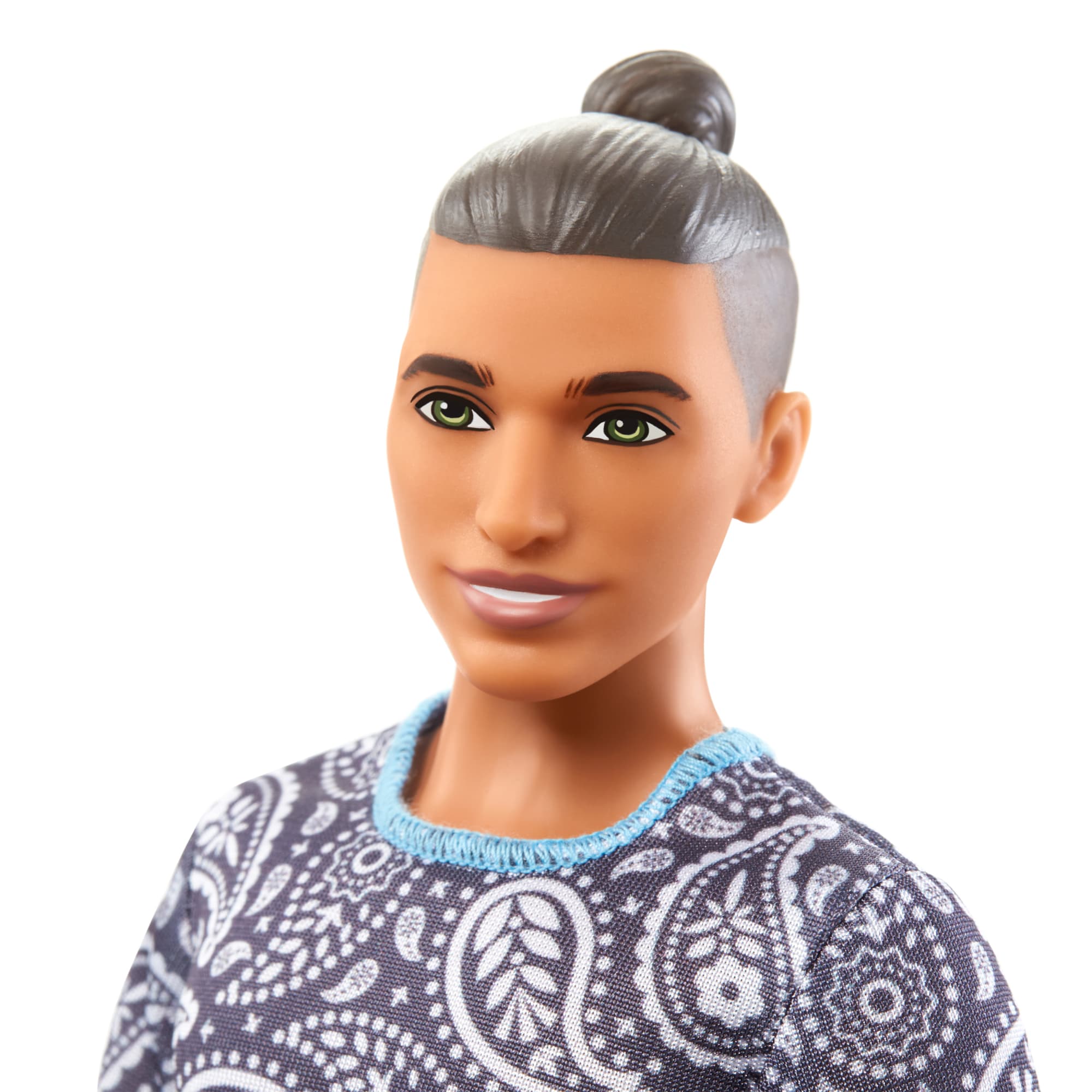 Ken-Puppe, Barbie Fashionistas, Braune Haare Und Paisley-Outfit
