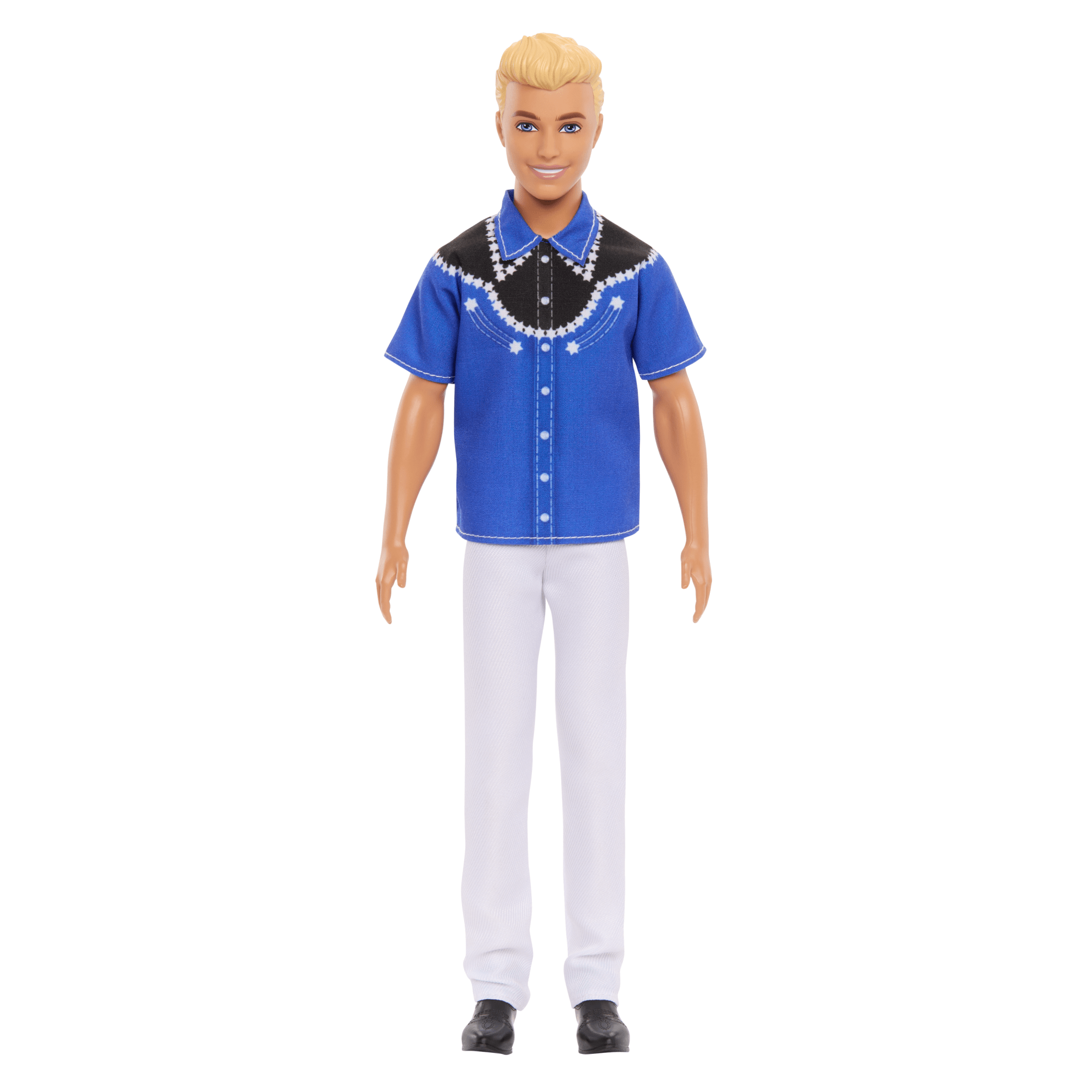 Barbie Fashionistas Ken-Puppe Nr. 226, Blonde Modepuppe Mit Westernlook, 65. Jubiläum