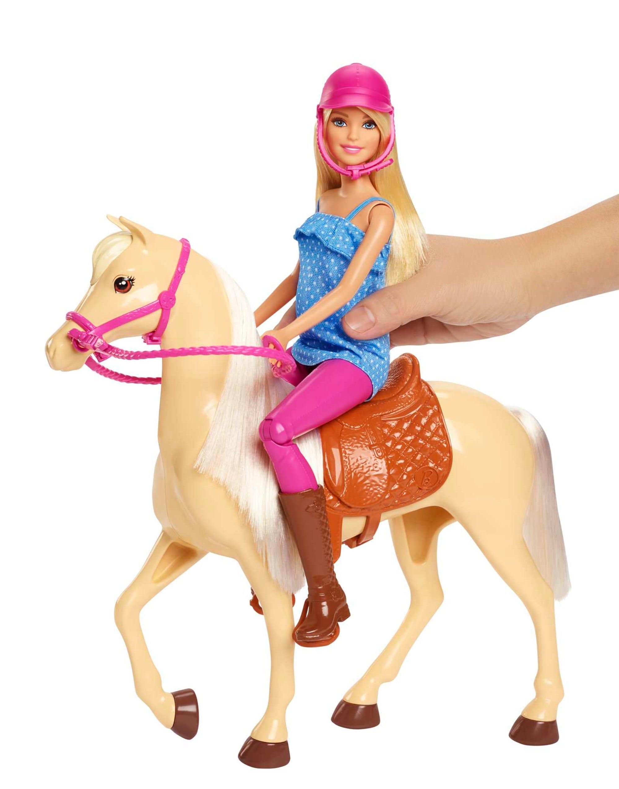 Barbie - Barbie Et Son Cheval - Coffret Poupée Mannequin - 3 Ans Et +