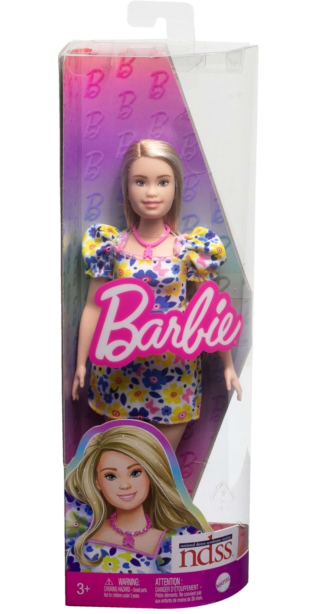 Barbie-Barbie Fashionistas-Poupée Atteinte De Trisomie 21 Avec Robe