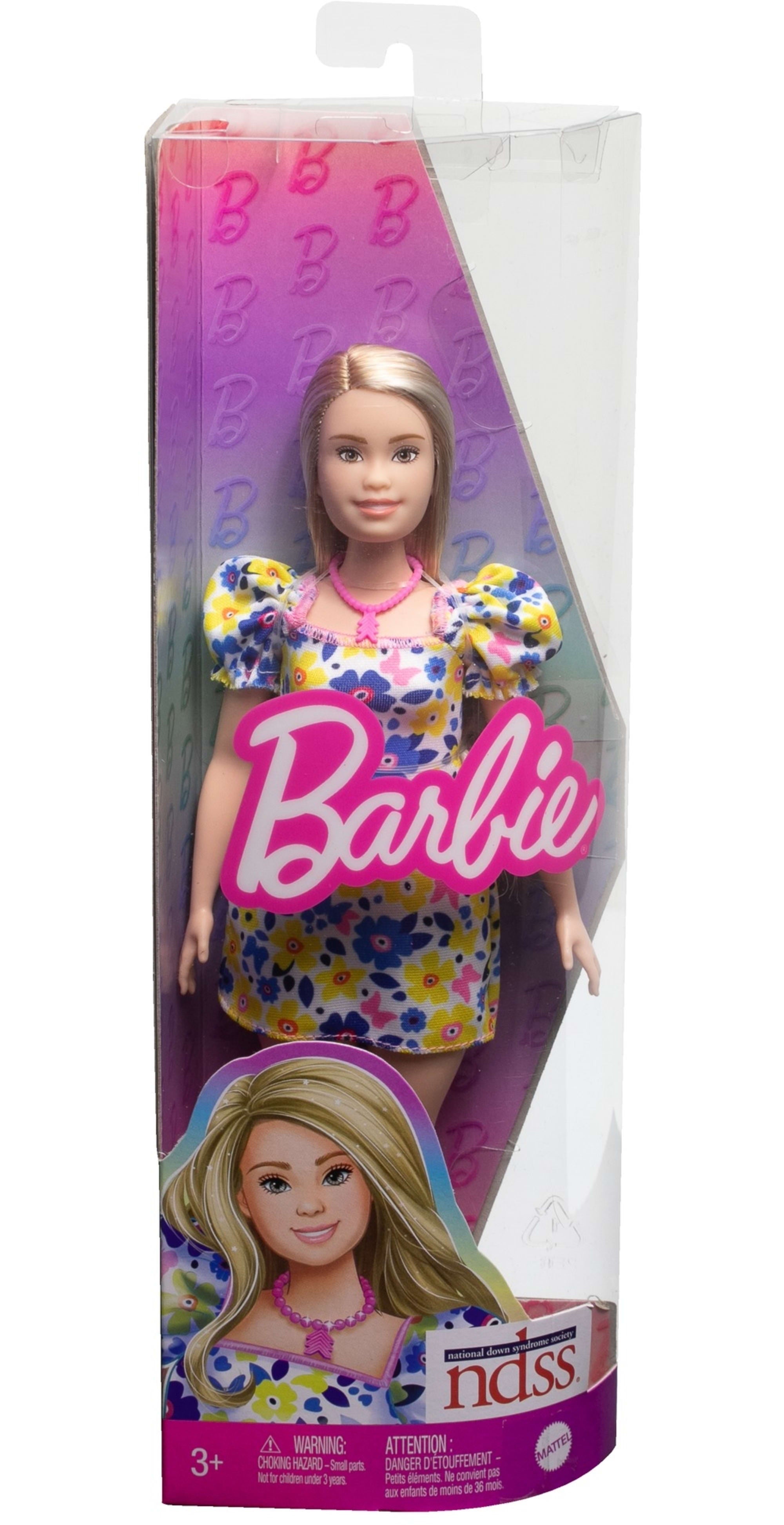 Barbie-Barbie Fashionistas-Poupée Atteinte De Trisomie 21 Avec Robe