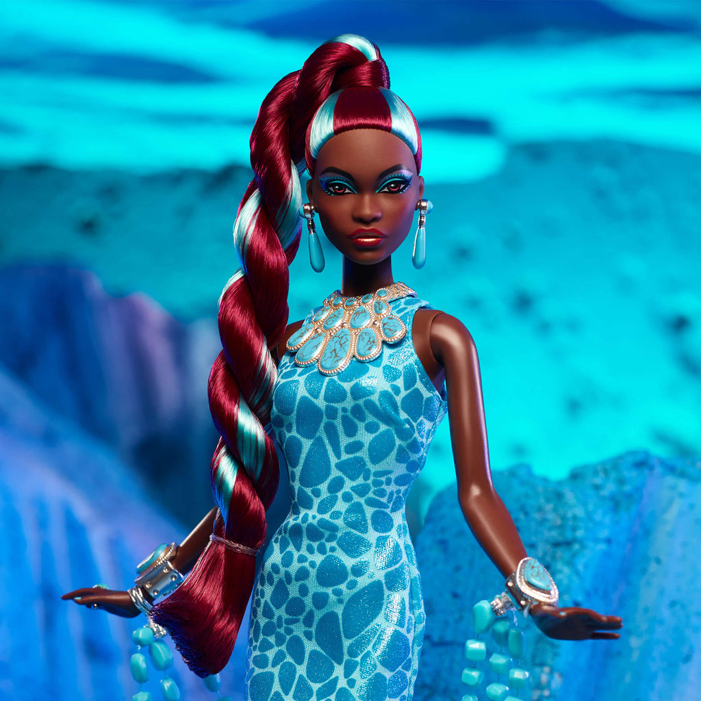 Poupée Barbie Collection Pierres Précieuses Turquoise