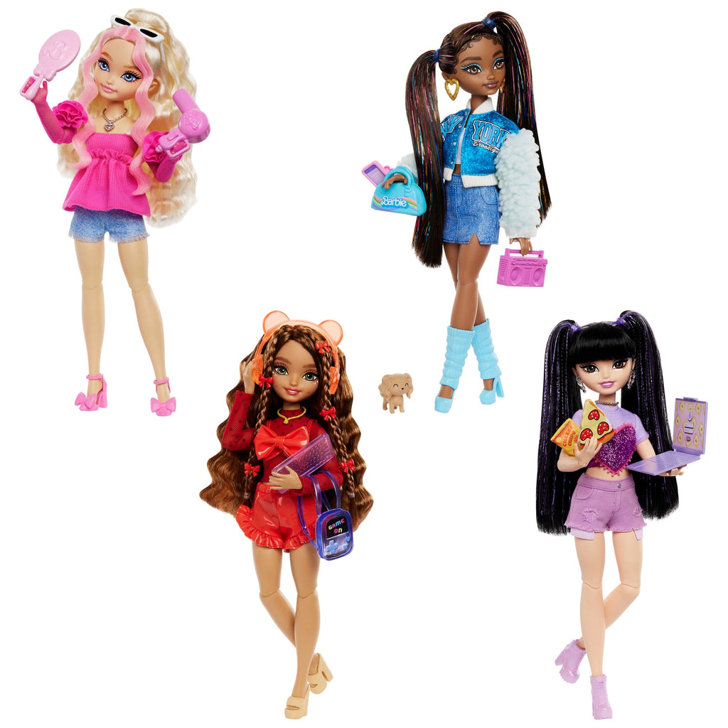 Barbie Dream Besties Lalka modowa z akcesoriami z motywem hobby Asortyment