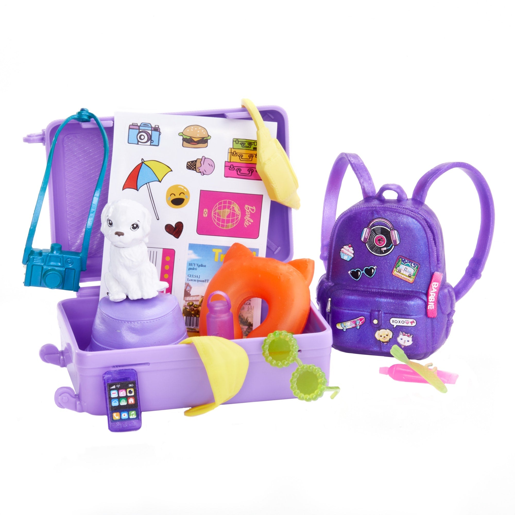 Barbie Pop En Accessoires, Reisset Met Teresa Pop En Puppy