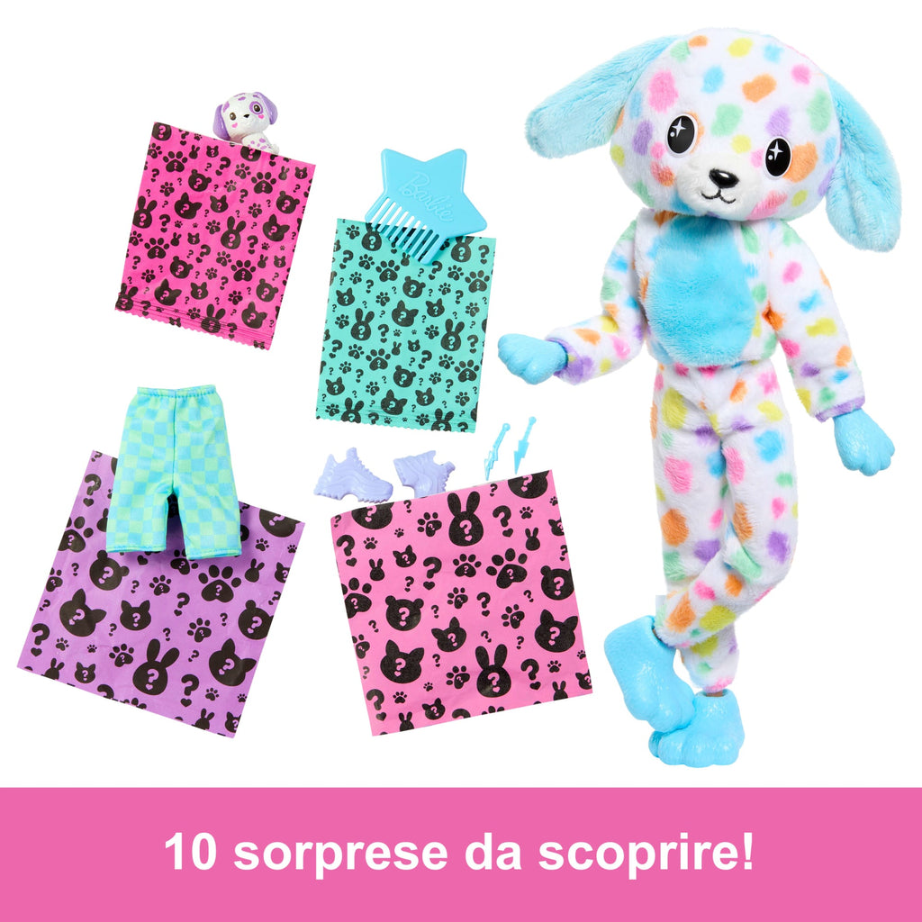 Barbie Cutie Reveal Serie Sogni A Colori - Cagnolino
