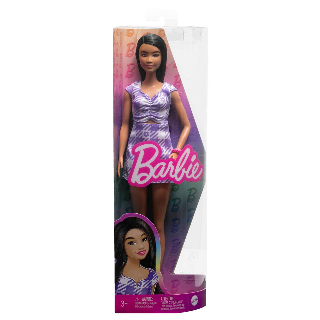 Barbie-Puppe, Schwarze Haare Und Großer Körperbau, Barbie Fashionistas
