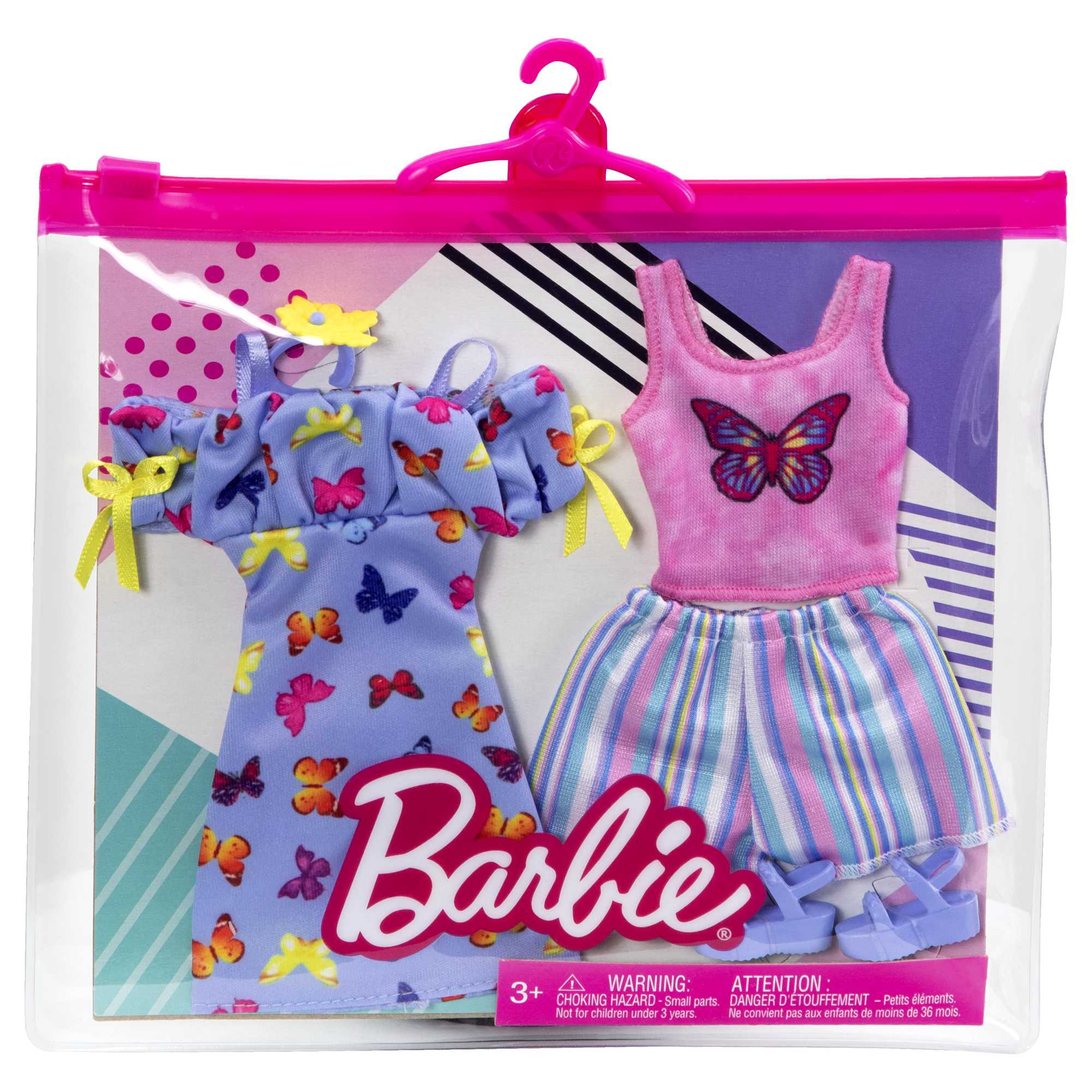 Barbie Clothes - 2 Outfits & 2 Accessories for Barbie Doll