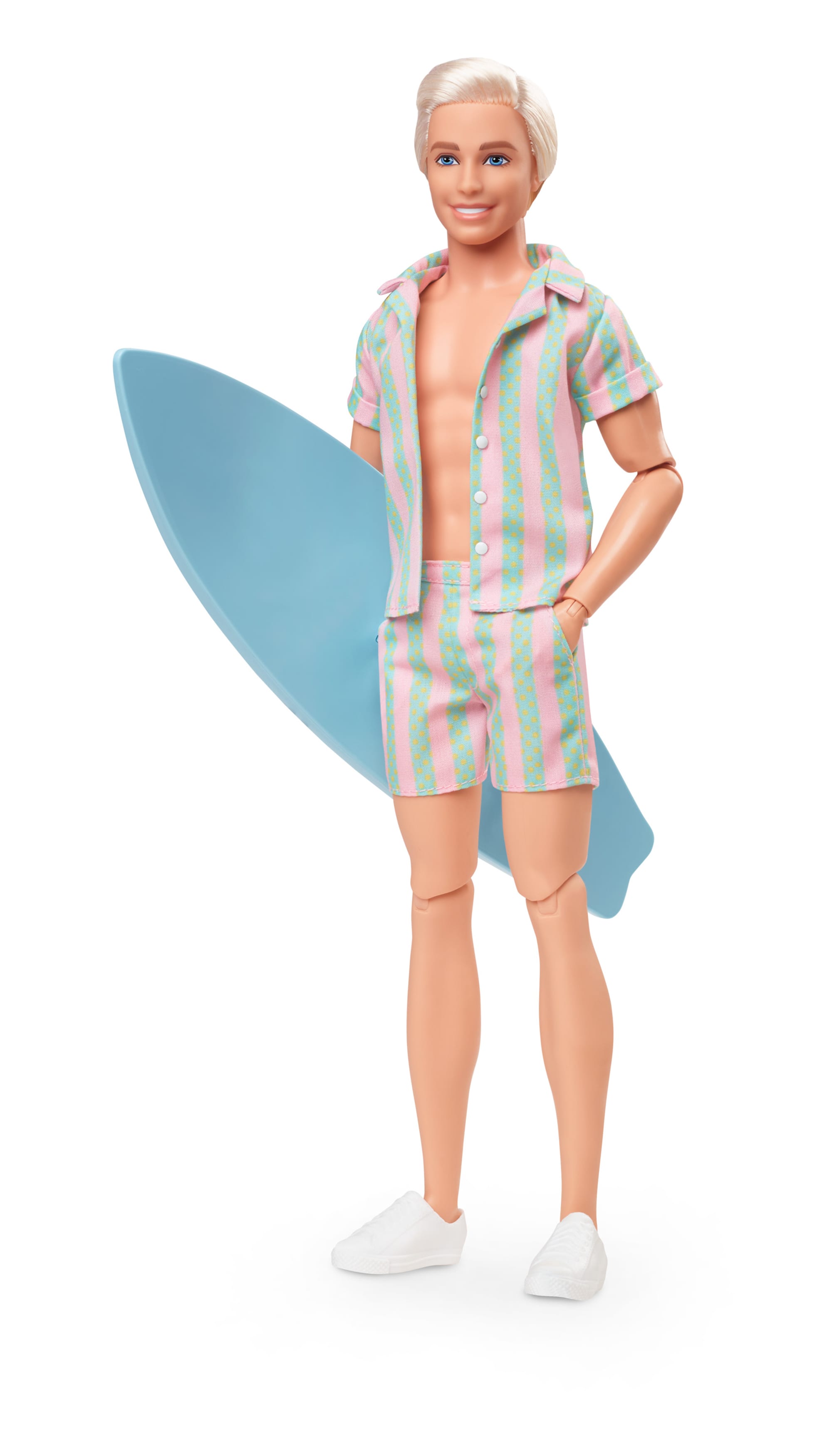 Barbie Le Film-Poupée Ken Avec Ensemble De Plage Rayé À Collectionner