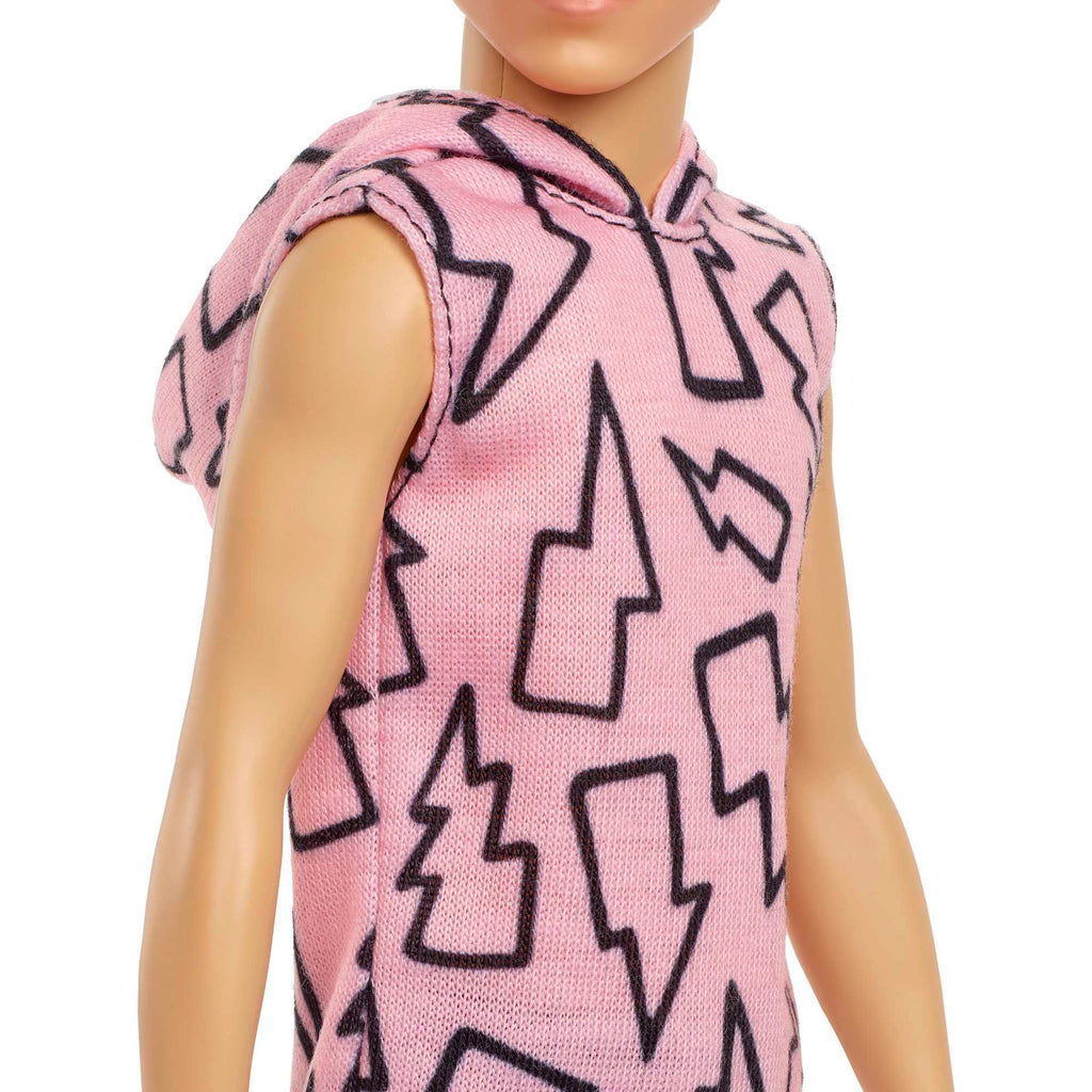 Barbie Ken Fashionistas Puppe Im Hoodie Mit Blitzen, Braune Haare, Hose, Für Kinder Von 3 Bis 8 Jahren