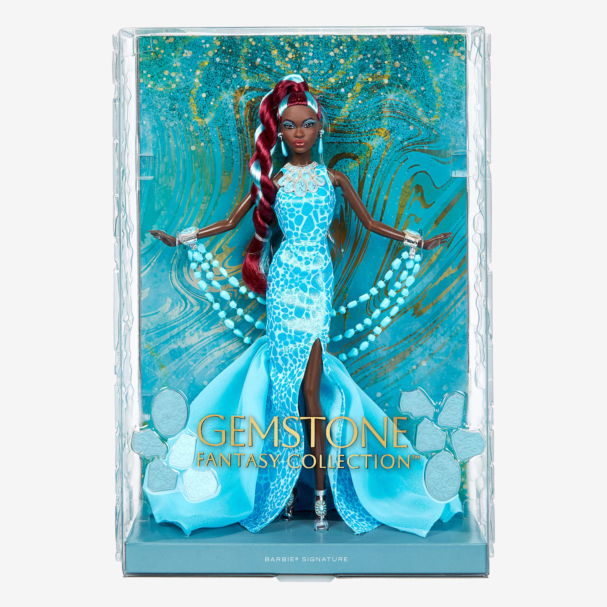 Poupée Barbie Collection Pierres Précieuses Turquoise