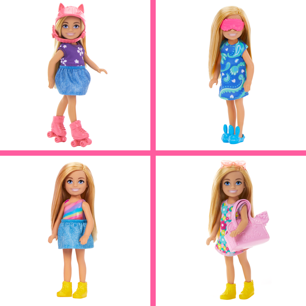 Barbie Szafa Chelsea Zestaw + Lalka, ubranka i akcesoria