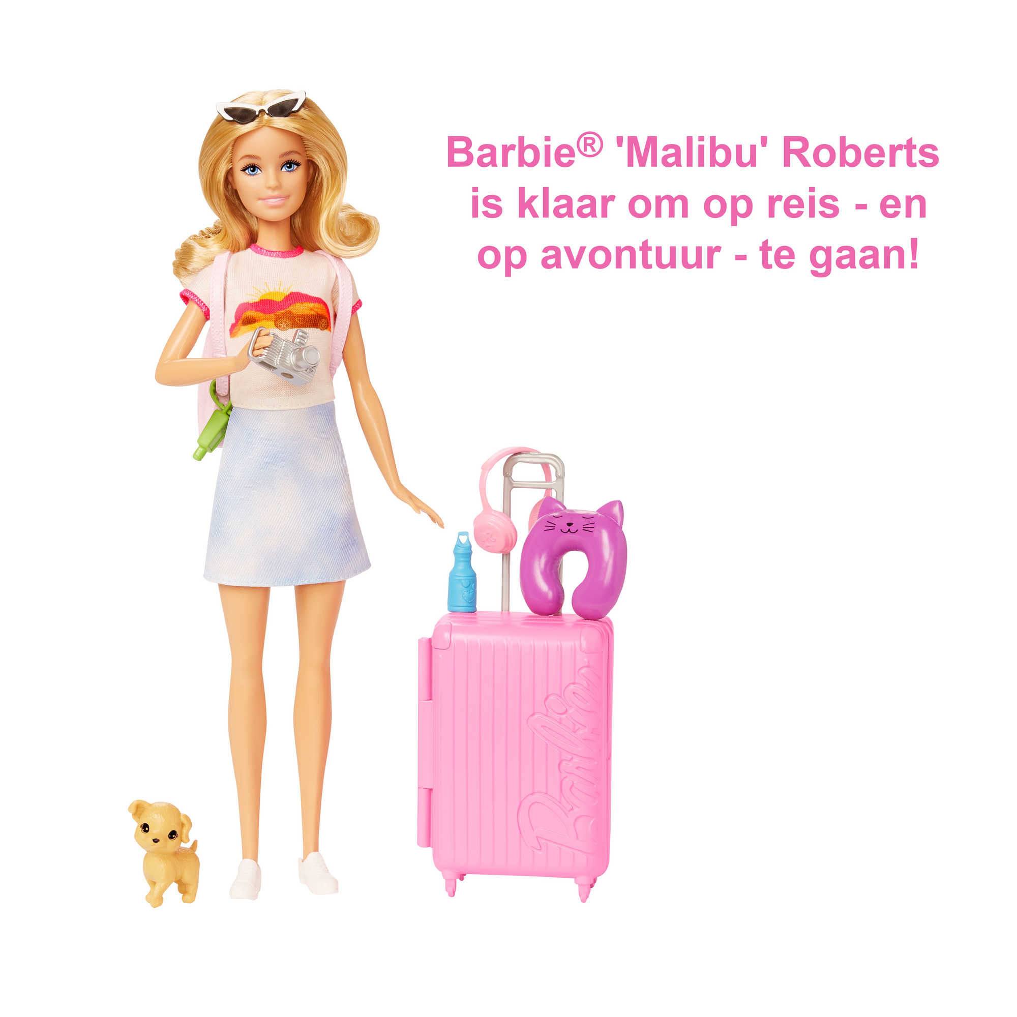 Barbie Pop En Accessoires, Reisset Met Puppy