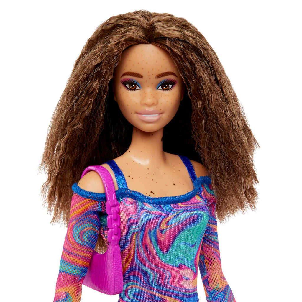 Barbie Fashionistas Puppe Nr. 206 Mit Gekrepptem Haar Und Sommersprossen