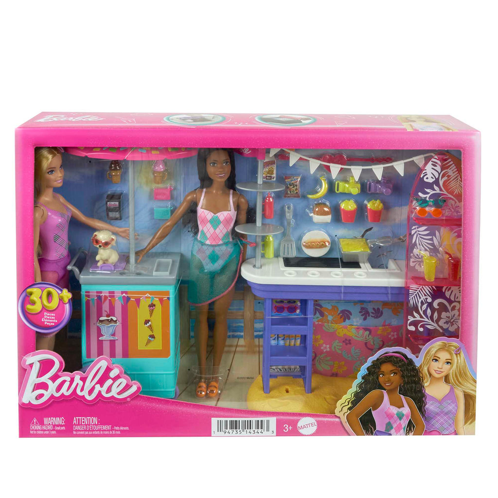 Barbie-Promenade En Bord De Mer-Coffret Avec Poupées Barbie