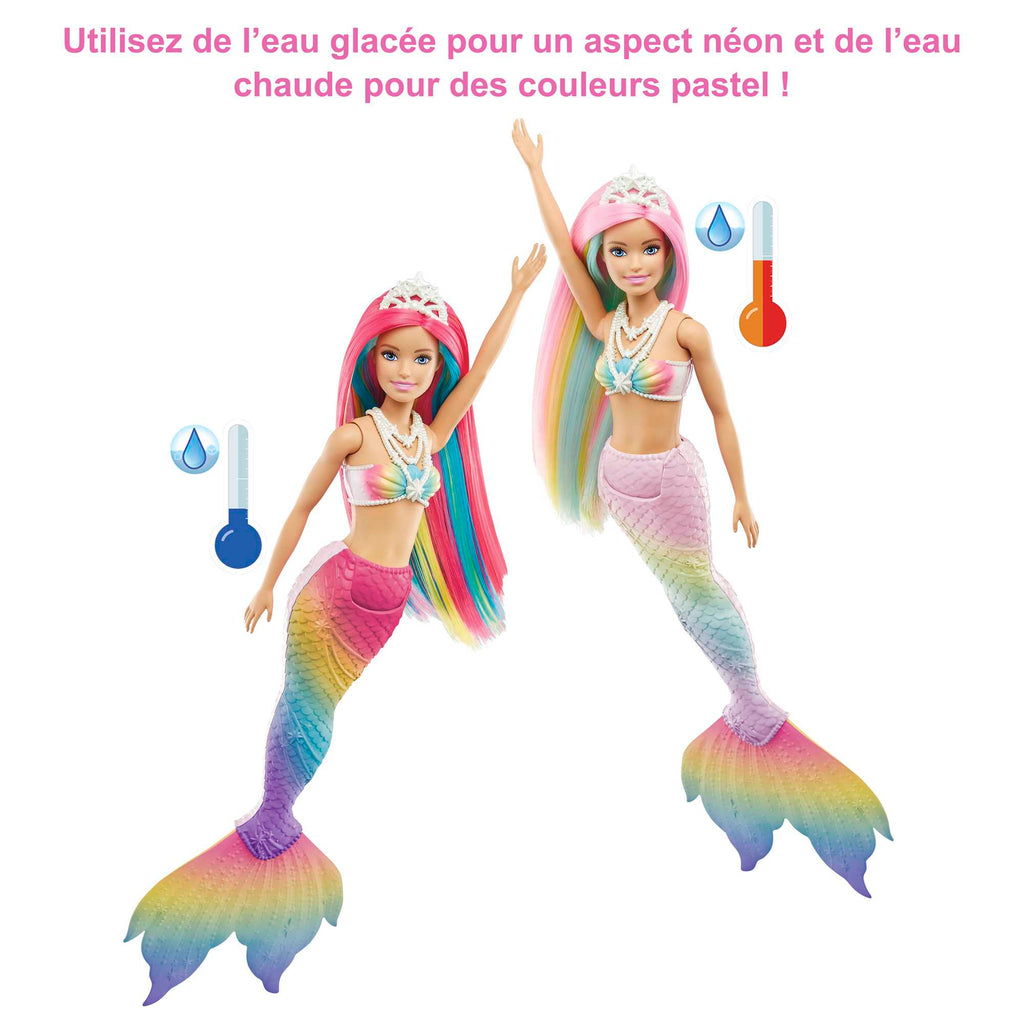 Barbie – Sirène Magique Arc-En-Ciel
