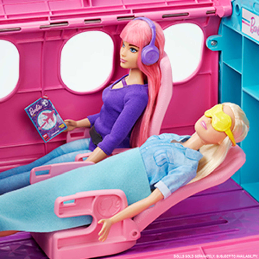 Barbie - L'Avion De Rêve De Barbie - Véhicule Poupée Mannequin - 3 Ans Et +