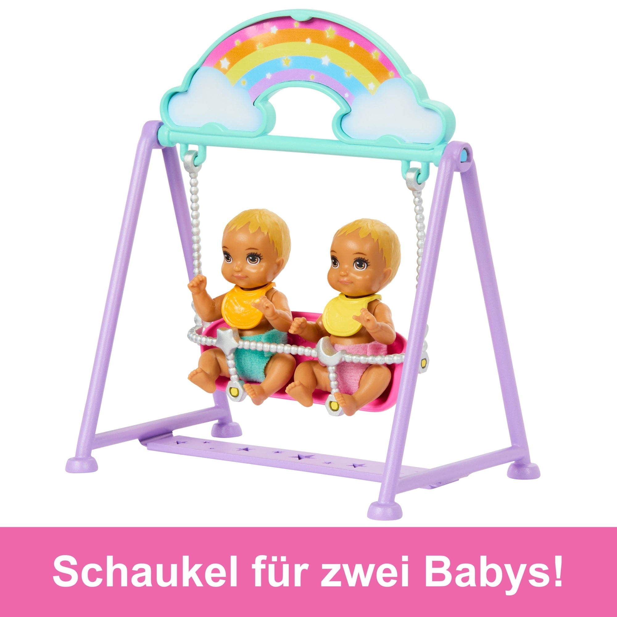 Barbie Skipper Babysitter-Puppe Mit Zwillings-Kinderzimmer-Spielset Und Zubehör