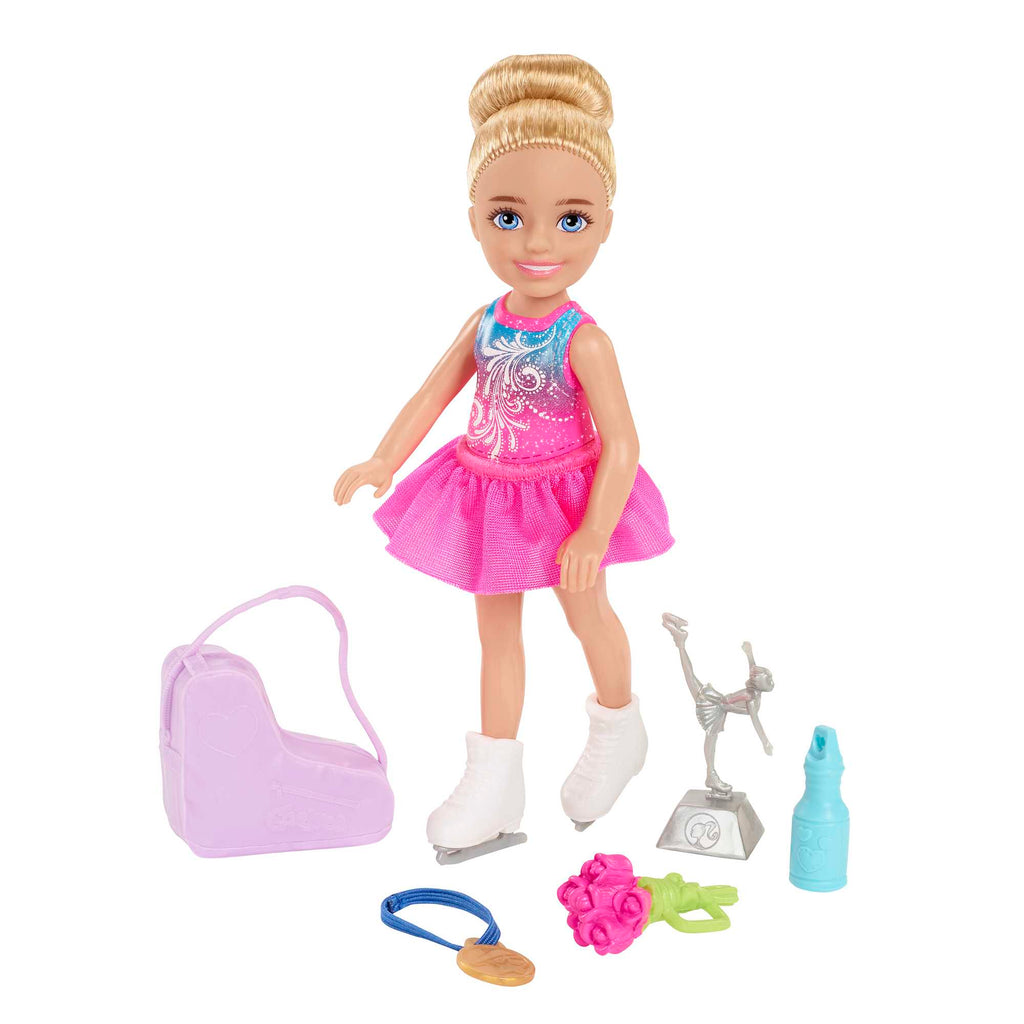 Barbie Toys, Chelsea Doll and Accessories, Can Be Career-Themed Small Dolls