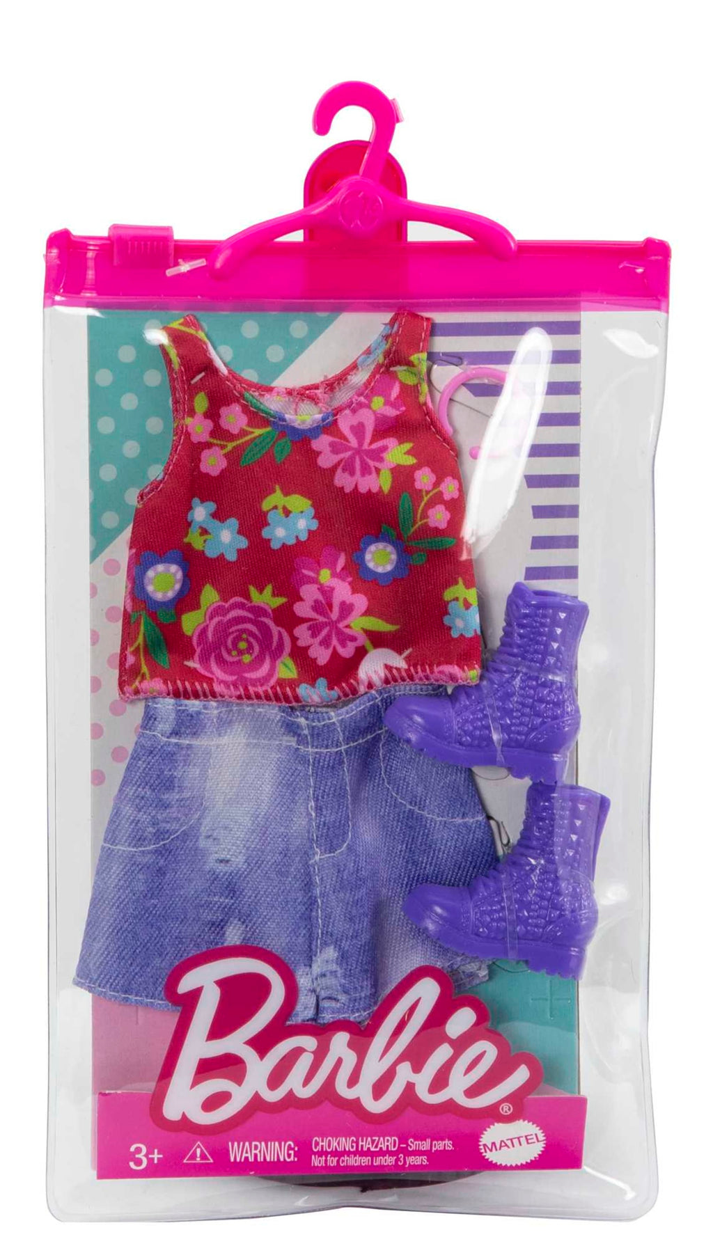 Surtido De Ropa De Muñecas De Moda Barbie, 1 Conjunto Y 2 Accesorios Para Las Muñecas Barbie