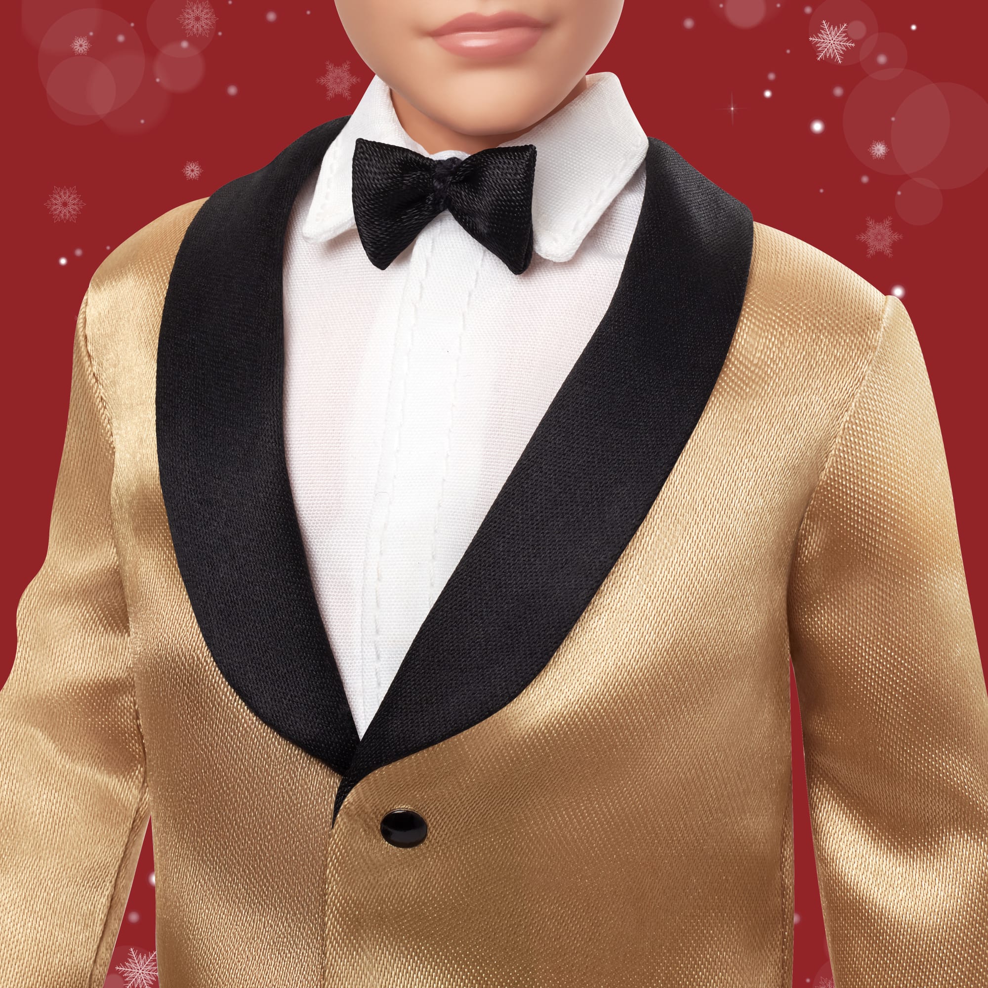 Barbie Signature, Ken Magia Delle Feste 2025, Bambola Da Collezione Con Tuta Elegante E Giacca Dorata