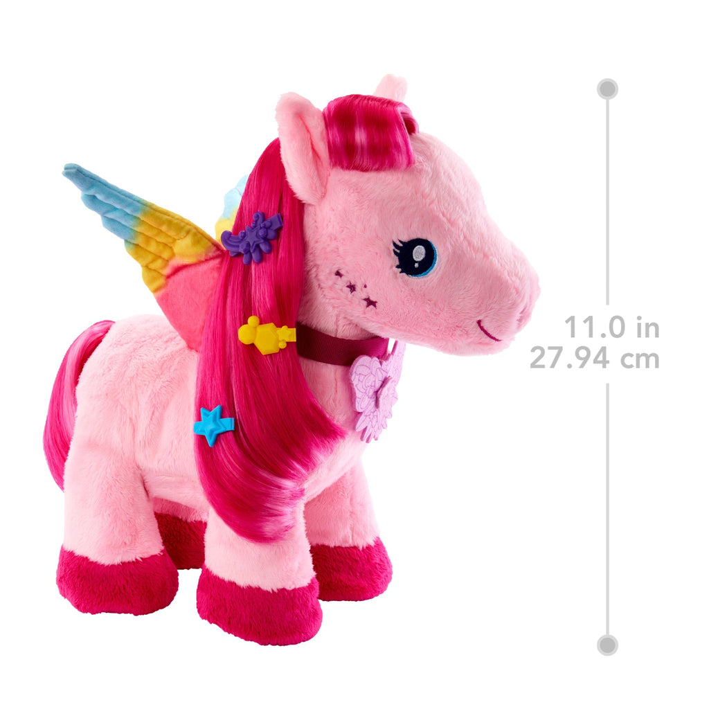 Barbie-A Touch Of Magic-Pégase Marche Et Bat Des Ailes-Peluche