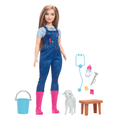 Barbie 65. Yıl Dönümü Kariyer Koleksiyonu Çiftlik Veterineri Bebek Ve Kulakları Hareket Eden Kuzu Dahil 10 Aksesuar