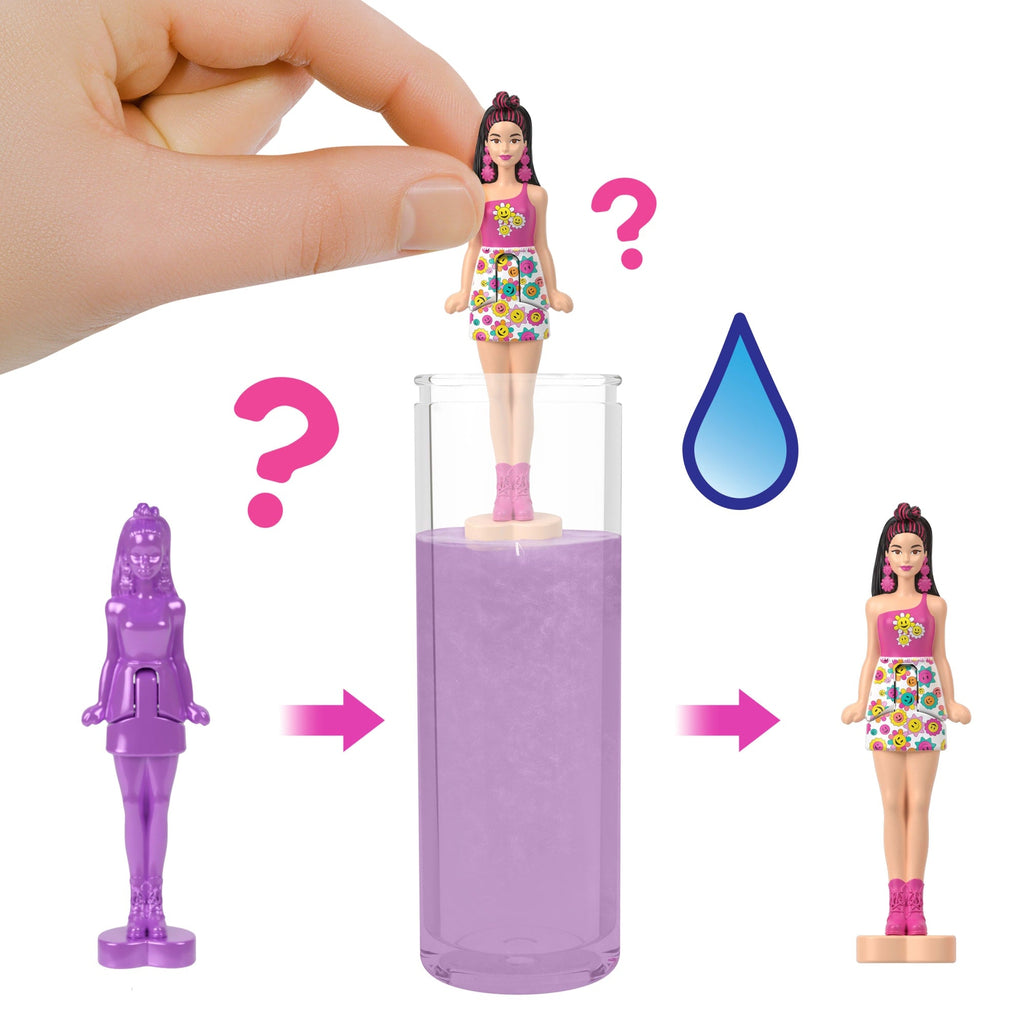 Barbie Mini Barbieland 5'Li Paket Pop Reveal Bebekler, 4 Cm'Lik Sürpriz Mini Bebek Ve Duyusal Gelişime Yönelik Oyuncak (Stiller Çeşitlilik Gösterebilir)