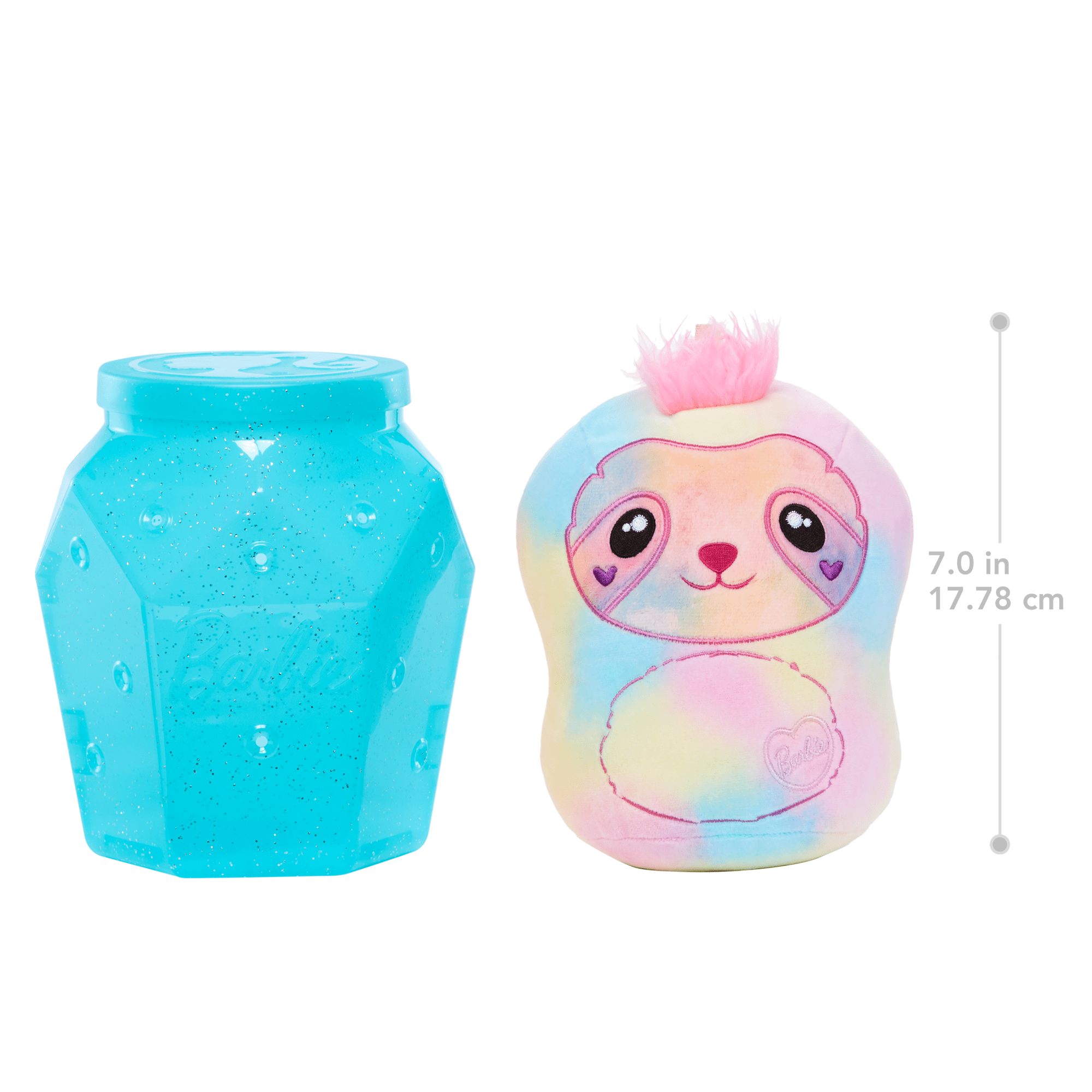Peluches De Barbie Tie-Dye Reveal, Animal De Peluche De 17,7Cm Con Tela Lavable