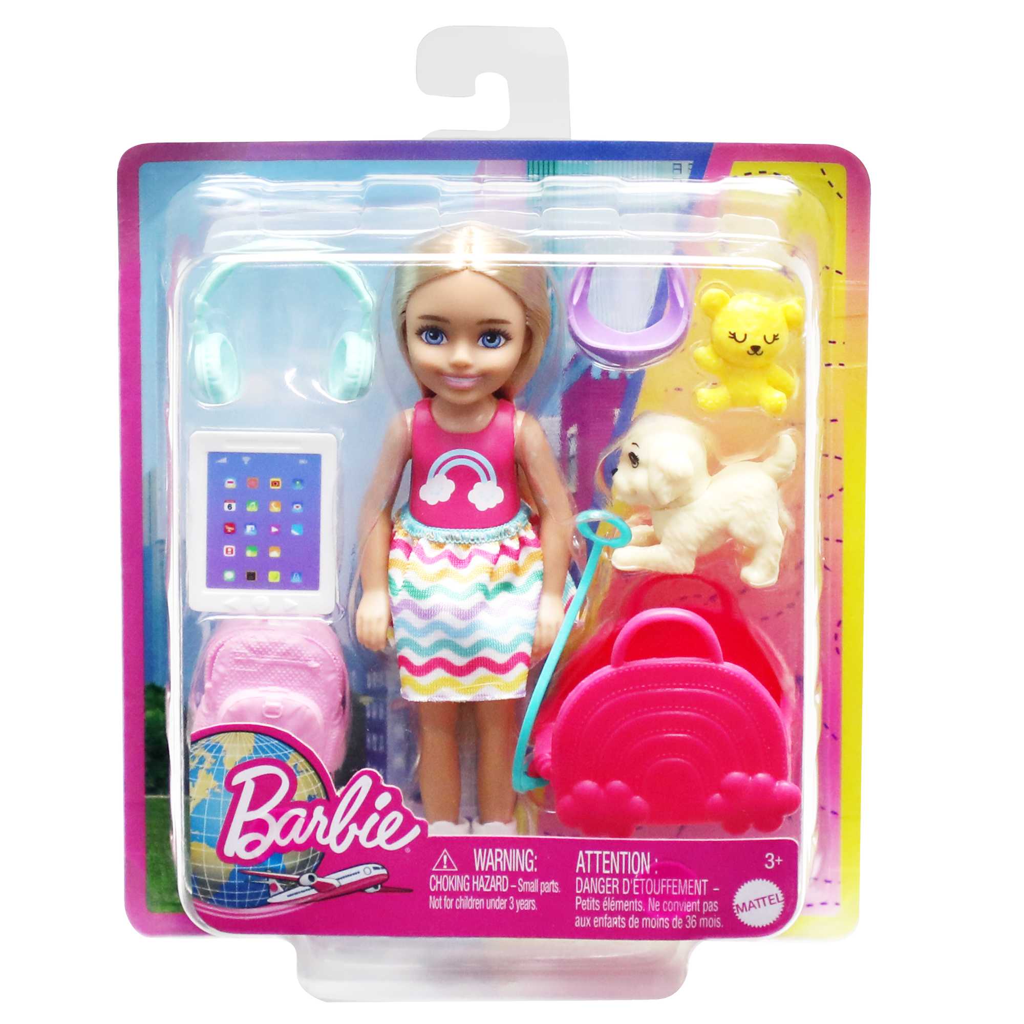 Barbie-Spielzeug, Chelsea-Puppe Und Accessoires, Reiseset Mit Hündchen