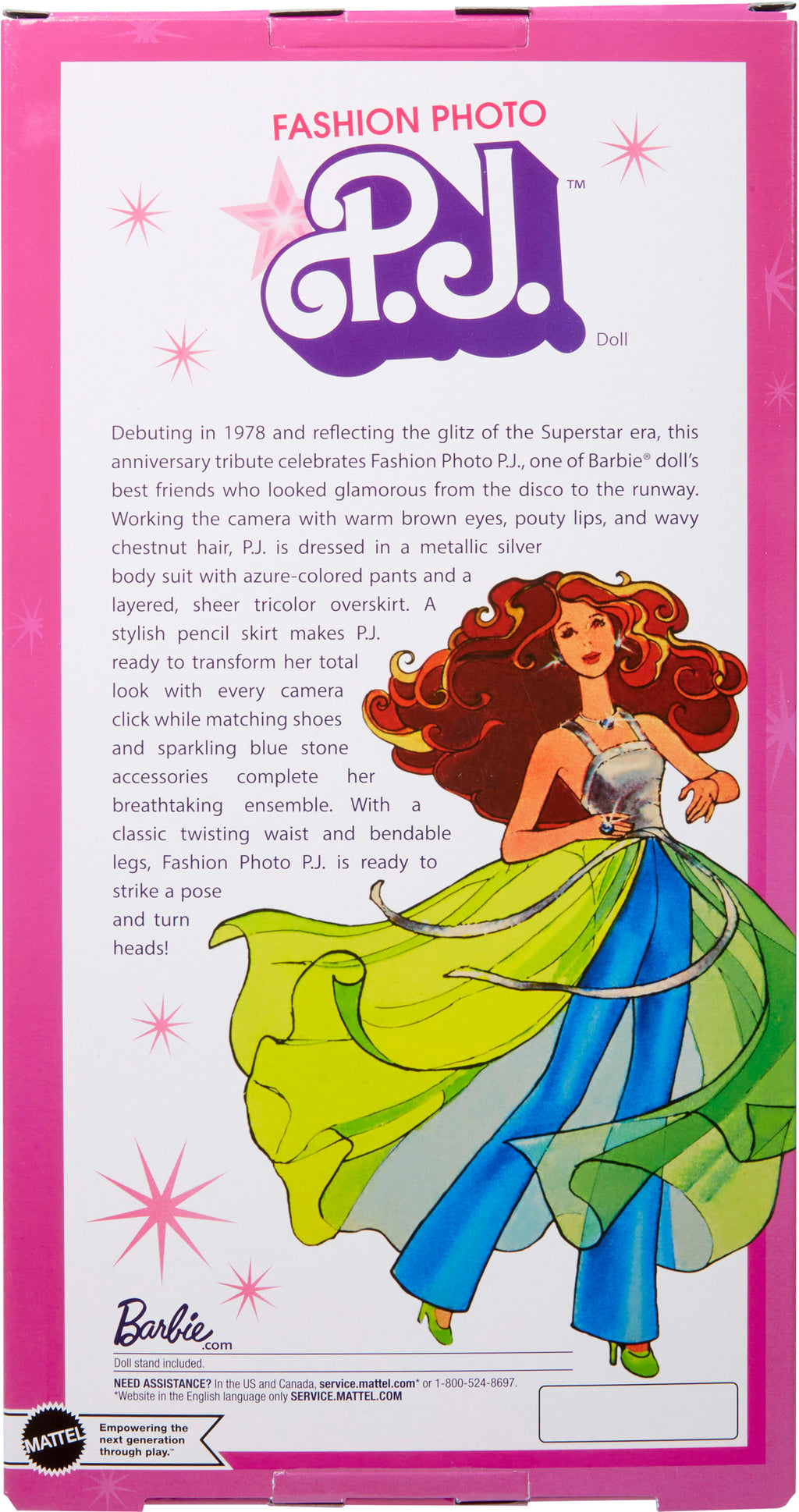 Barbie-Poupée Fashion Photo P.J.-Reproduction 45Ème Anniversaire