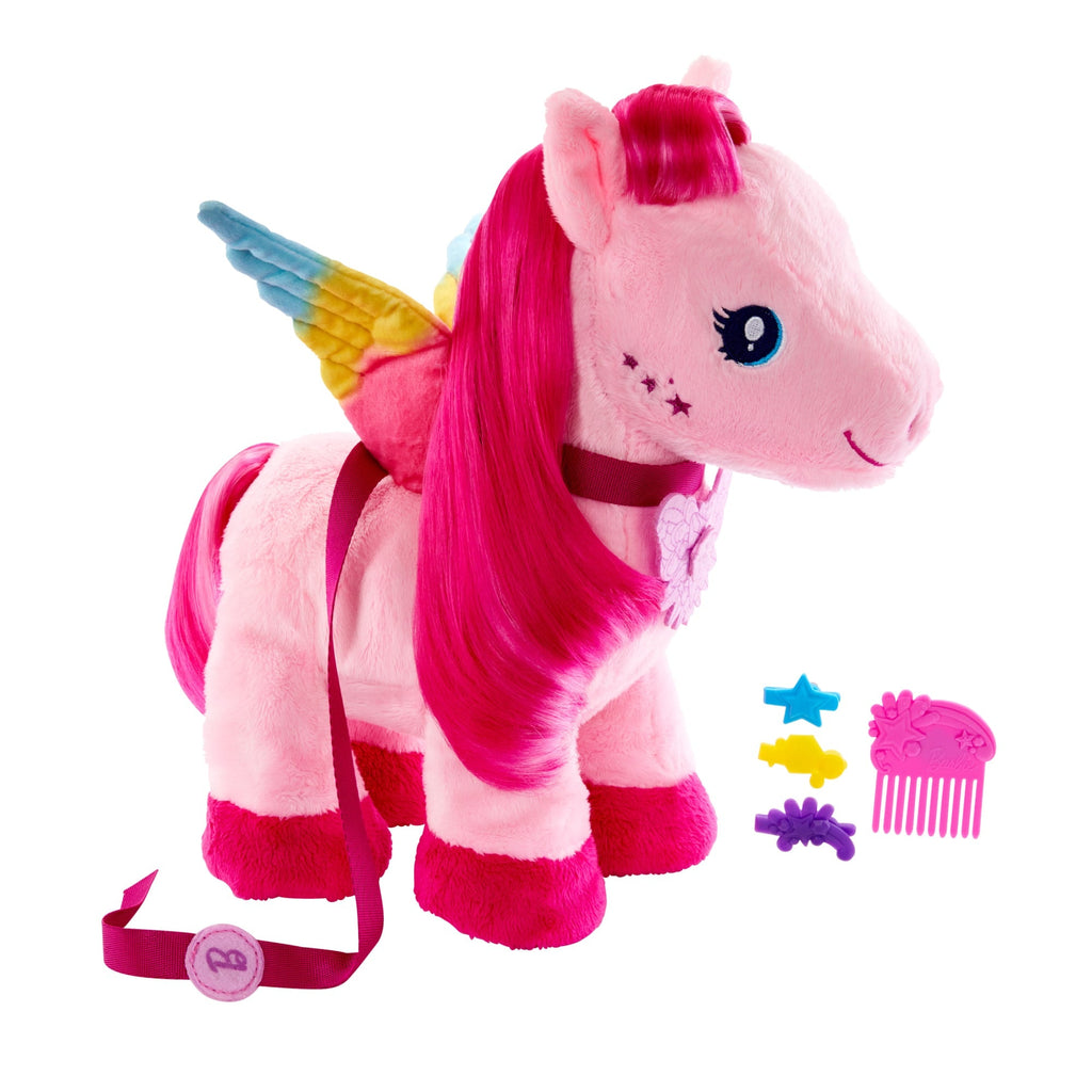 Barbie-A Touch Of Magic-Pégase Marche Et Bat Des Ailes-Peluche